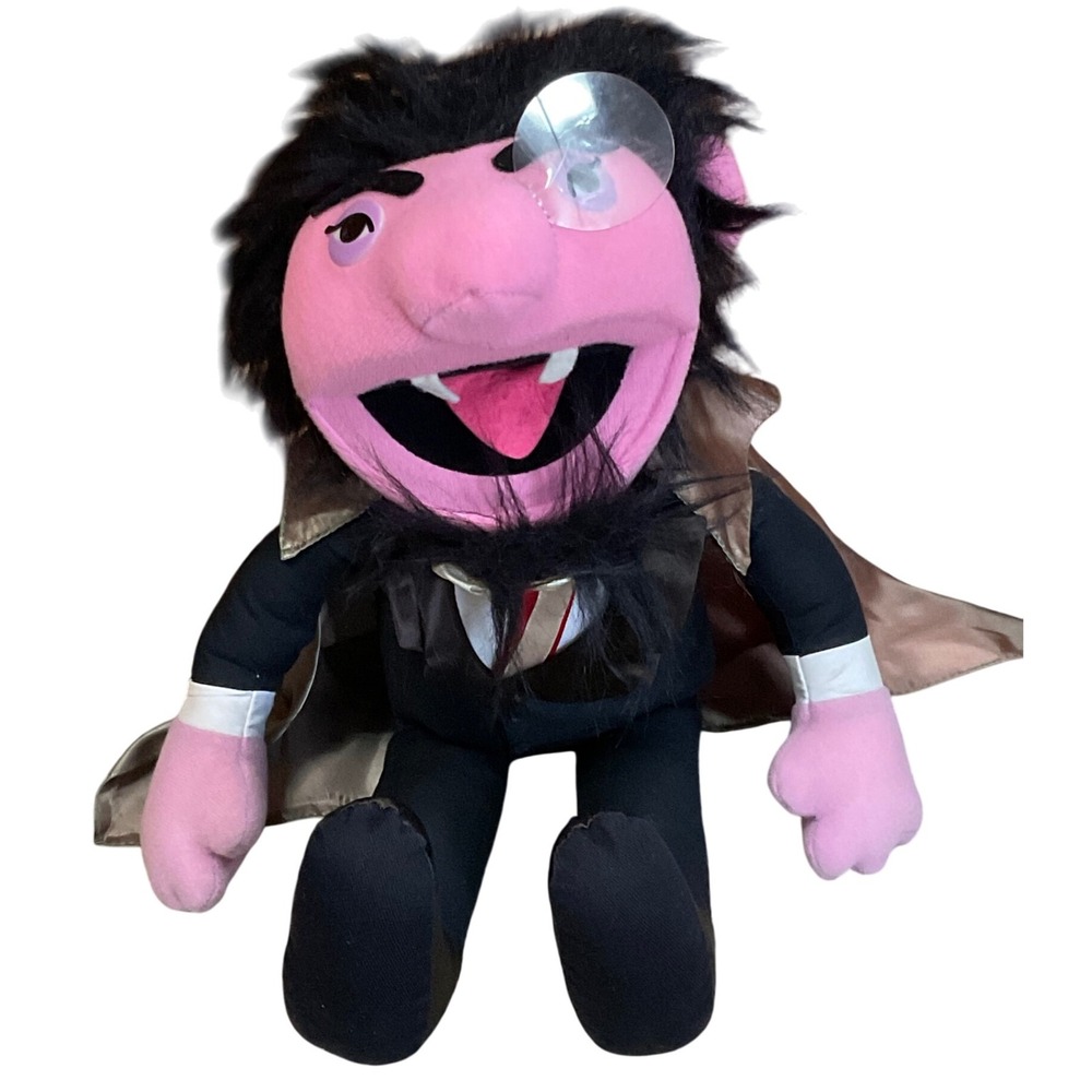 Applause 14005 14" Sesame Street Count Plush Wallace Berrie Cape Eyeglass Muppet
